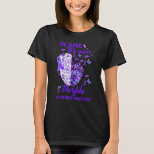Camiseta Em junho Vestimos o Cérebro de Sensibilização para