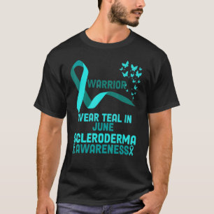 Camiseta Em junho Vestimos o Teal Legal Scleroderma Awarnes