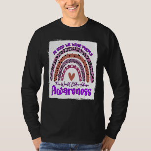 Camiseta Em Junho, Vestimos Roxo Por Abuso Mundialmente Mai