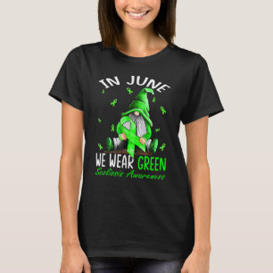Camiseta Em Junho, Vestimos Verde Para A Sensibilização Par