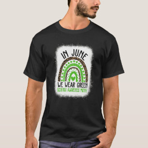 Camiseta Em Junho Vestimos Verdes Para A Consciência Da Esc