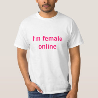 Camiseta Em linha fêmea