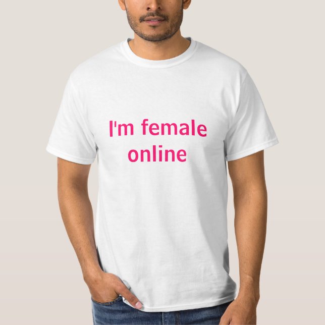 Camiseta Em linha fêmea (Frente)