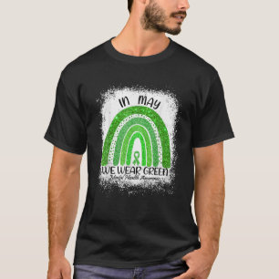 Camiseta Em Maio Usamos Verde Chuva Conscientização Saúde M