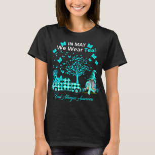 Camiseta Em maio, Vestimos a consciência das alergias à Com