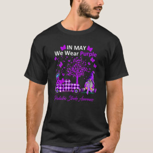 Camiseta Em maio, Vestimos a Consciência do Acidente Pediát