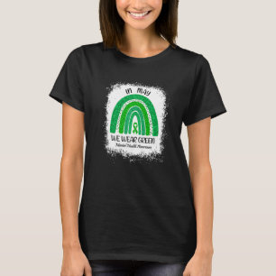 Camiseta Em maio, Vestimos a consciência verde da saúde men