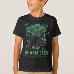 Camiseta Em maio, Vestimos a Flora de Sensibilização para a