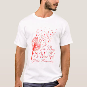 Camiseta Em maio, Vestimos Dandelion da Consciência do Tra