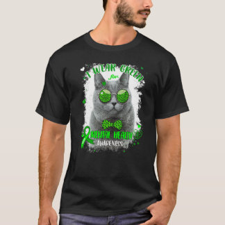 Camiseta Em maio, Vestimos e Visto o Green Mental Health Aw