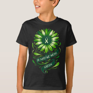 Camiseta Em maio, Vestimos o "Green Mental Health Awarness