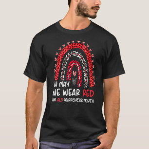 Camiseta Em Maio, Vestimos Vermelho Por Consciência Als