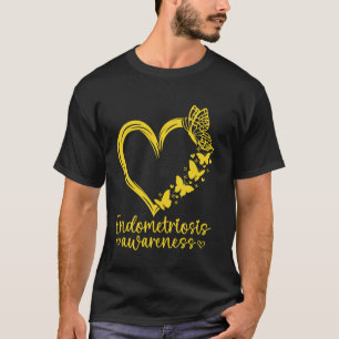 Camiseta Em Março Usamos Amarelo Conscientização da Endomet
