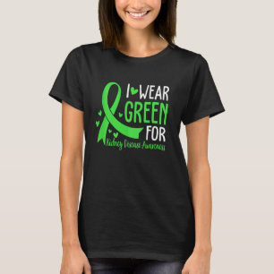 Camiseta Em Março Usamos Verde Conscientização sobre Doença