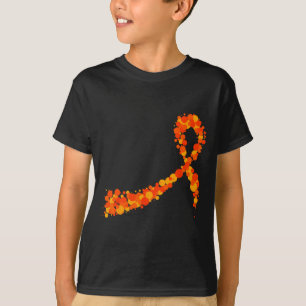 Camiseta Em março use laço laranja esclerose múltipla
