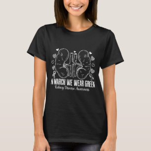 Camiseta Em março use verde mês de conscientização sobre do