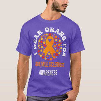 Camiseta Em março, Vestimos o Laranja Múltipla Esclerose Aw