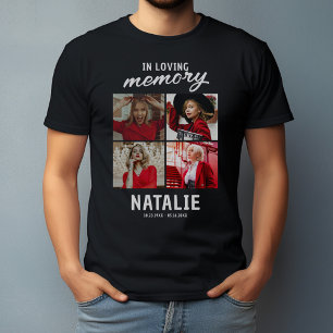 Camiseta Em Memória Carinhosa 4 Memorial de Foto