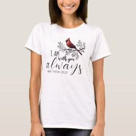 Camiseta Em Memória Carinhosa: Cardinal Vermelho