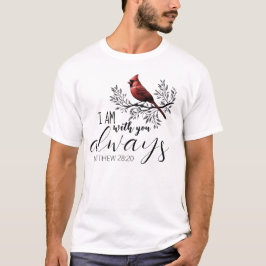 Camiseta Em Memória Carinhosa: Cardinal Vermelho