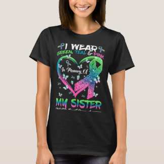 Camiseta Em Memória Da Irmã Câncer de Mama Metastático