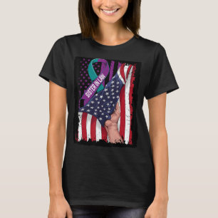 Camiseta Em memória da Irmã em Direito Sentido de Suicídio
