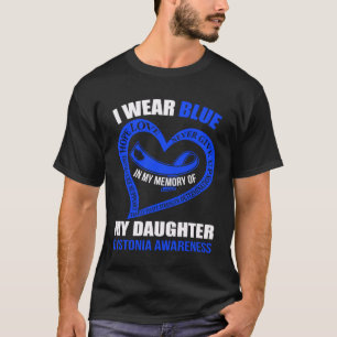 Camiseta Em memória da minha filha CONSCIENTIZAÇÃO DA DISTO