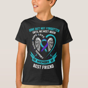 Camiseta Em Memória De Adorar A Consciência Do Suicídio Do