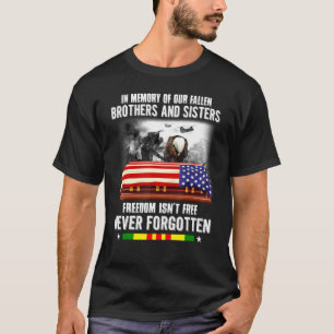 Camiseta Em Memória de Nossos Irmãos Irmãs Caídos Águia EUA