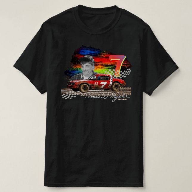 Camiseta em Memória de Thomas Meyers (Frente do Design)