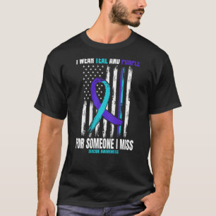 Camiseta Em Memória De Um Amado Sinalizador De Sensibilizaç