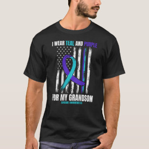 Camiseta Em Memória Do Meu Avô Bandeira De Sensibilização S