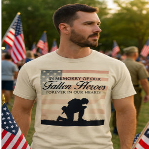 Camiseta Em memória dos nossos heróis - Dia Memorial Patrió
