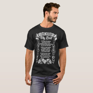 Camiseta Em memória Loving de meu Tshirt do pai