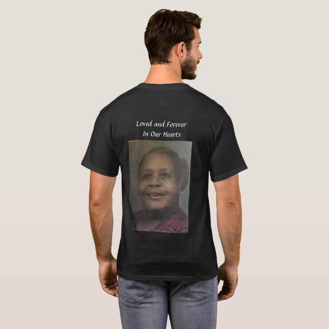 Camiseta Em Memoriam (Parte Traseira Completa)
