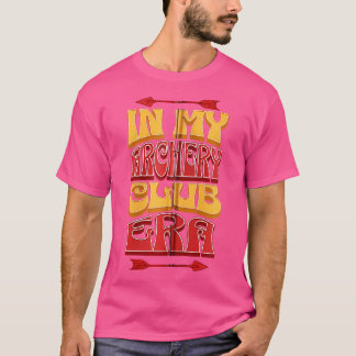 Camiseta Em Meu Clube de Arqueação Alvo Atirando Arco Hunte