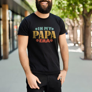 Camiseta Em Meu Papa Era Retro Vintage Engraçado Dia de os