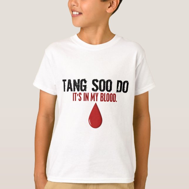 Camiseta Em meu sangue TANG SOO FAÇA (Frente)