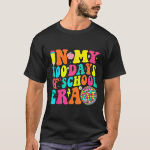 Camiseta Em Meus 100 Dias De Professores Na Era Da Escola,