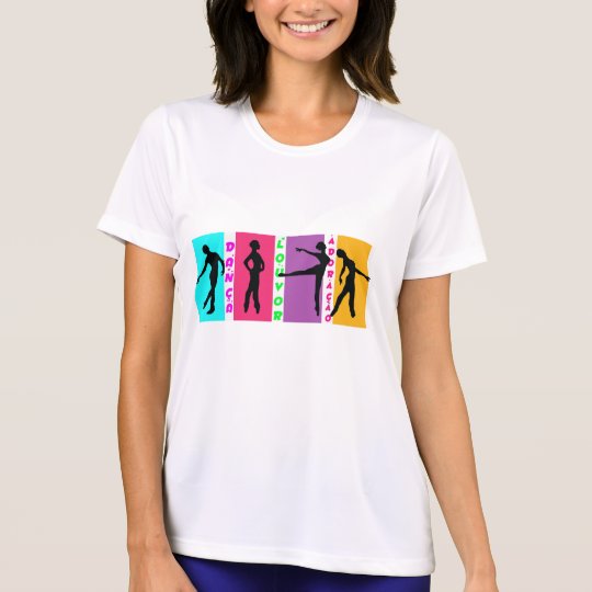 Camiseta em microfibra feminina Dança louvor e...