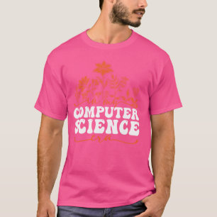 Camiseta Em Minha Computação Era Floral Design