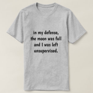 Camiseta em minha defesa,