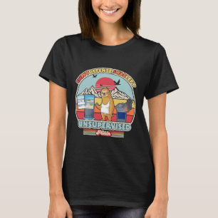 Camiseta Em Minha Defesa Eu Fiquei Sem Supervisão Impressão