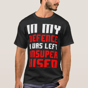 Camiseta em minha defesa, eu fiquei sem supervisão no jogo
