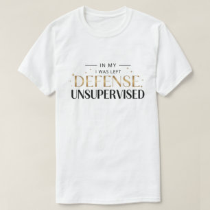 Camiseta em Minha Defesa Eu Fui Deixado Sem Supervisão Dive