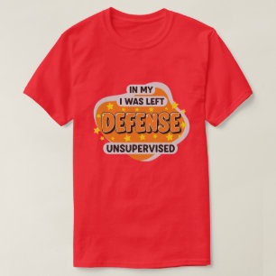 Camiseta em Minha Defesa Eu Fui Deixado Sem Supervisão Dive