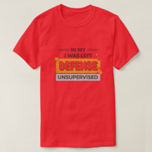 Camiseta em Minha Defesa Eu Fui Deixado Sem Supervisão Engr