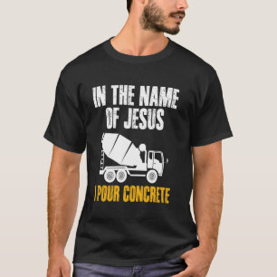 Camiseta Em Nome De Jesus, Pago A Tripulação De Trabalhador
