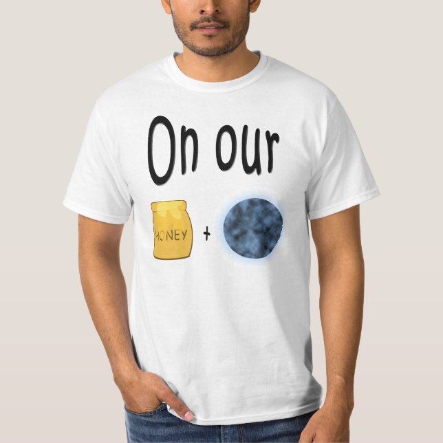 Camiseta Em nossa Lua de mel e lua (Frente)