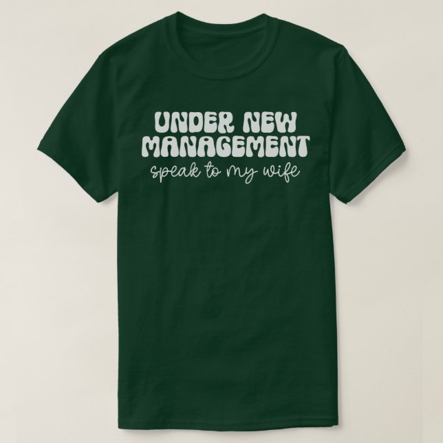 Camiseta Em Nova Gerência Fale Com Minha Esposa 3 (Frente do Design)